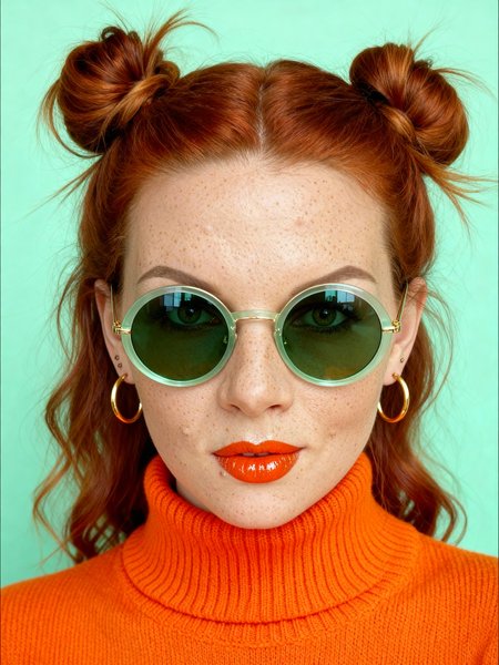 Editorial fashion portrait