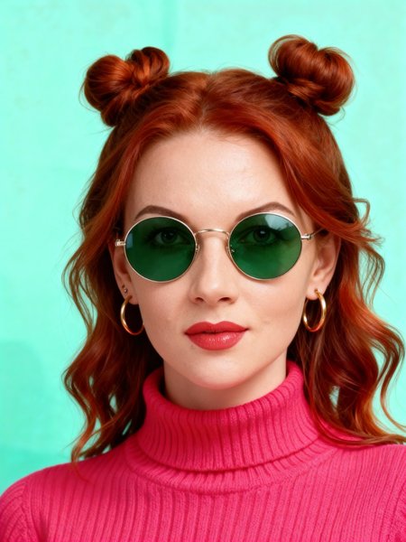 Colorful fashion editorial