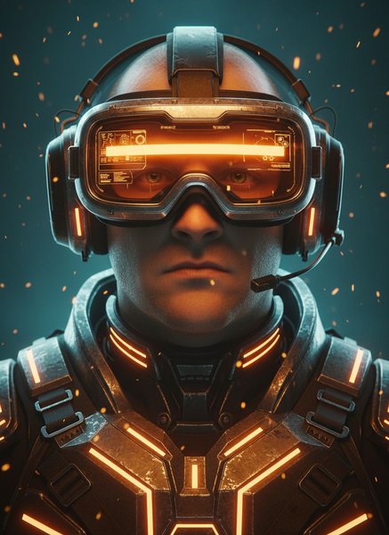 Brown blazer minimal portrait