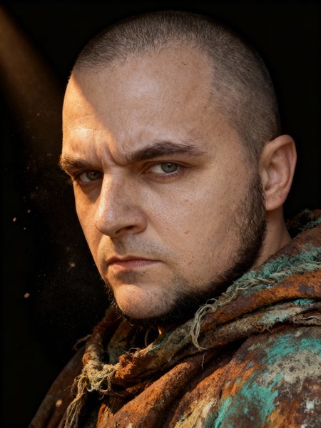 Dark fantasy warrior character